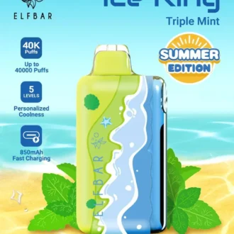 ELF BAR ICE KING – SUMMER EDITION – TRIPLE MINT – 40K PUFFS