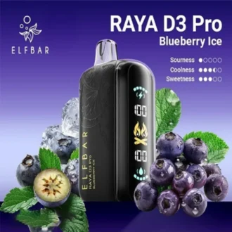 ELF BAR RAYA D3 PRO – BLUEBERRY ICE